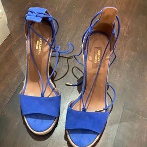 Aquazzurra wedge shoes